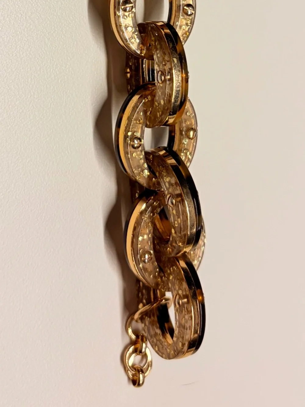 J.Crew Tortoiseshell Link Bracelet